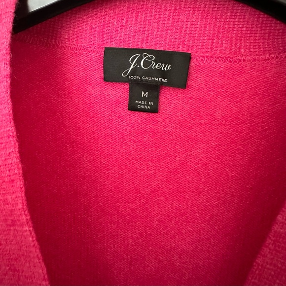 J. Crew 100% Cashmere Pink V-Neck Cardigan | Size: M - Picture 5 of 5